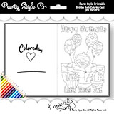 Birthday Sloth Coloring Card